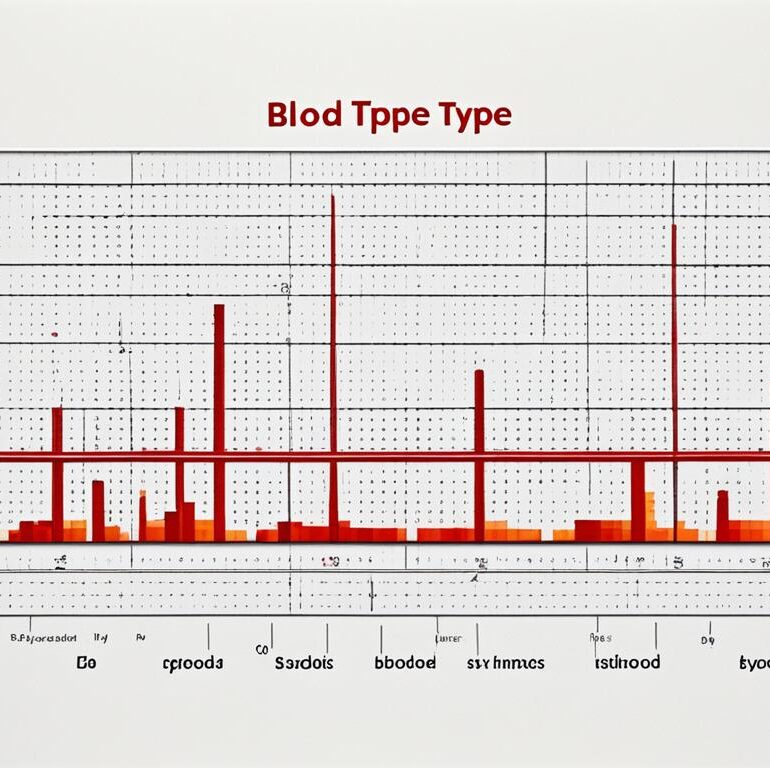 blood type graph