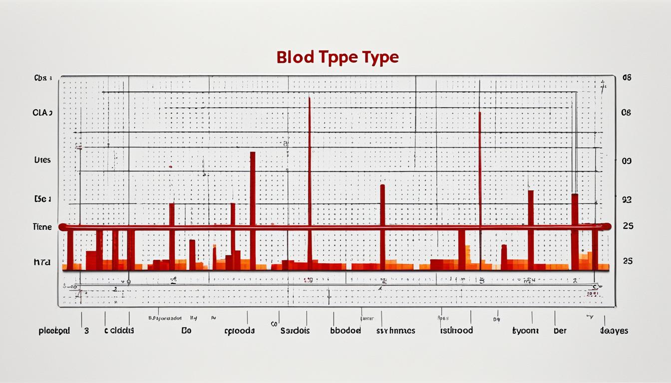 blood type graph